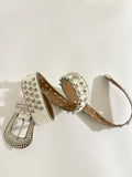 white bullet belt ˙⋆✮