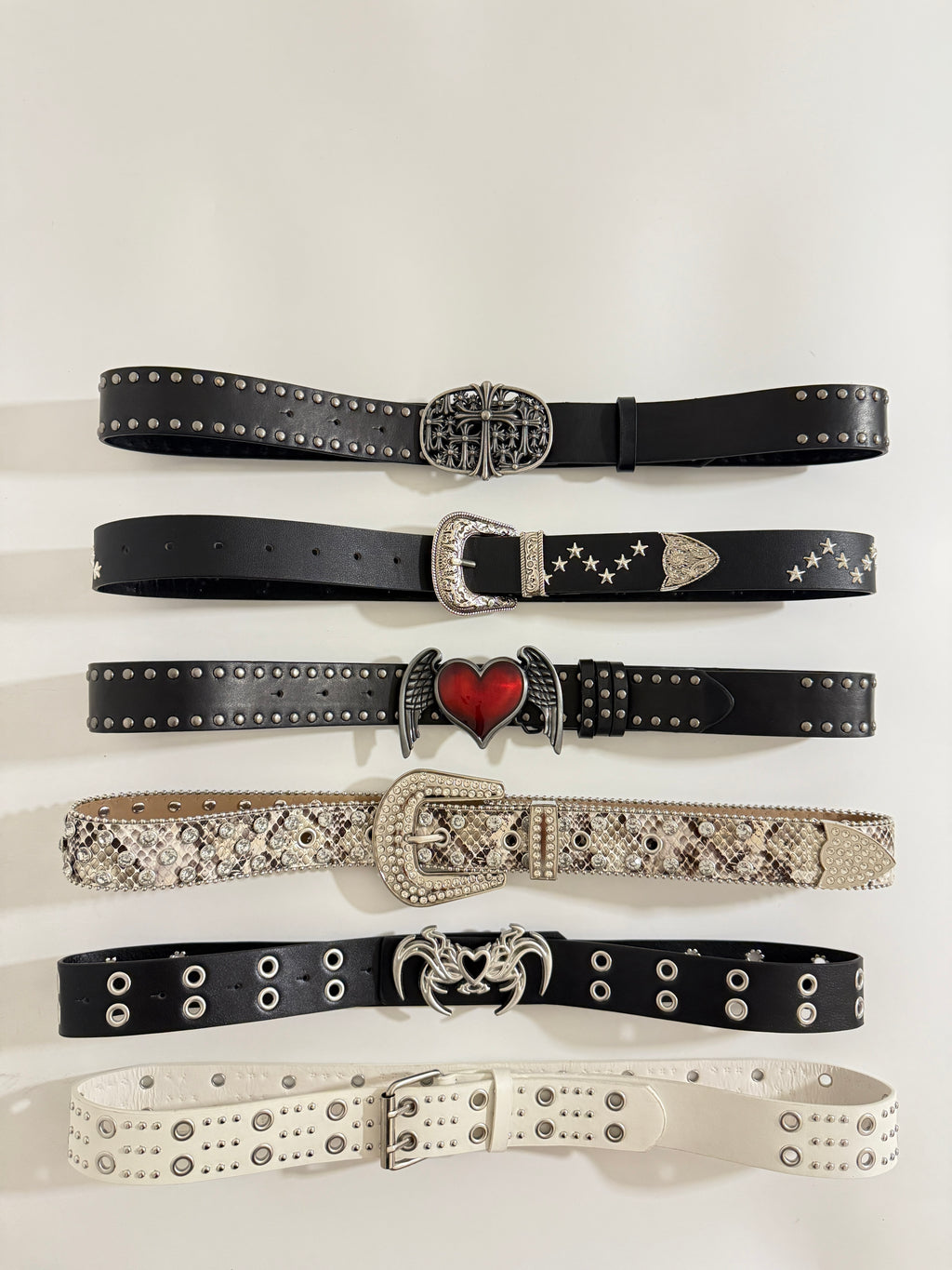 Heart buckle belt ★