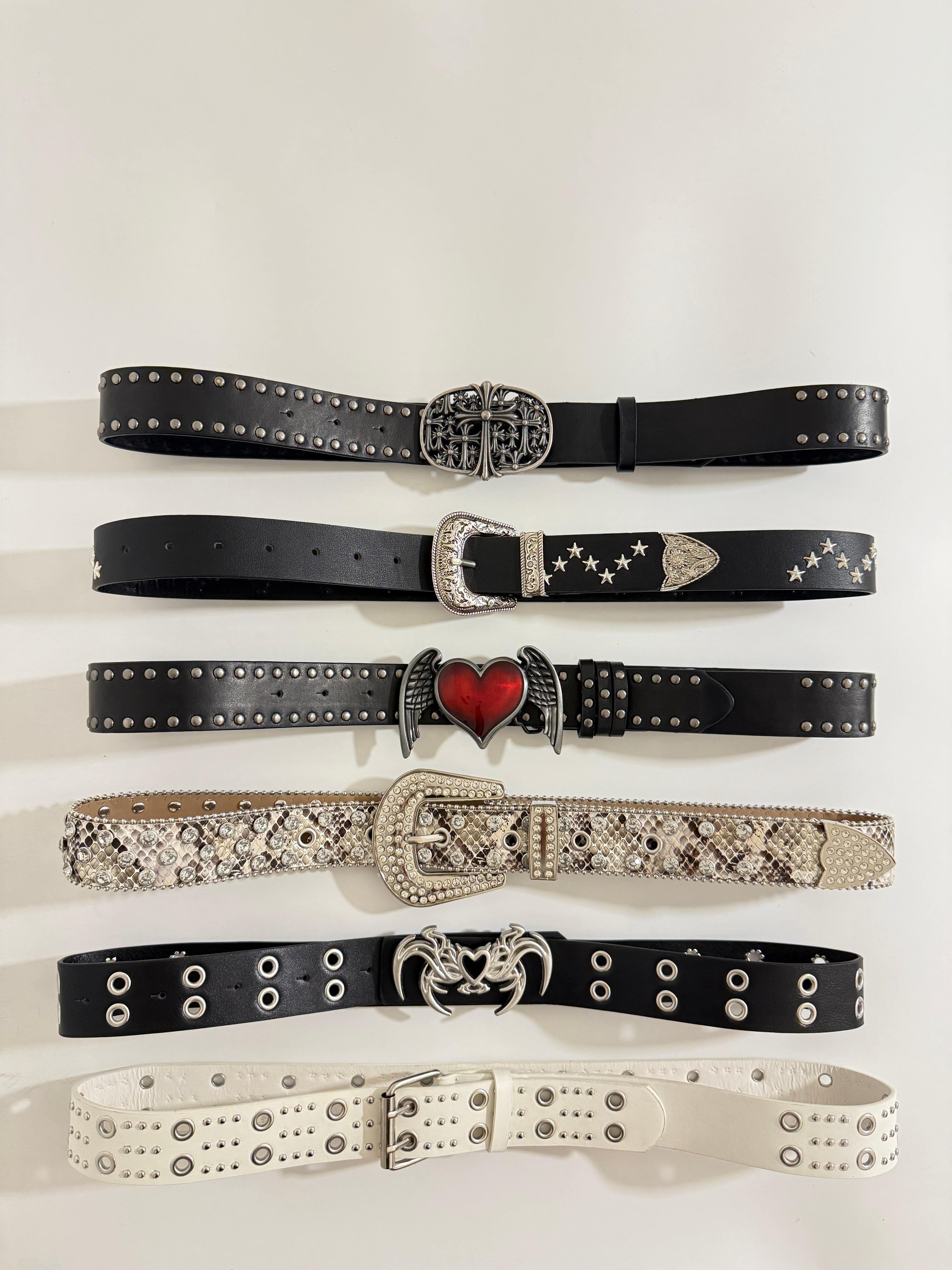 Heart buckle belt ★
