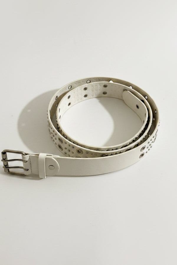 White stud belt🐆