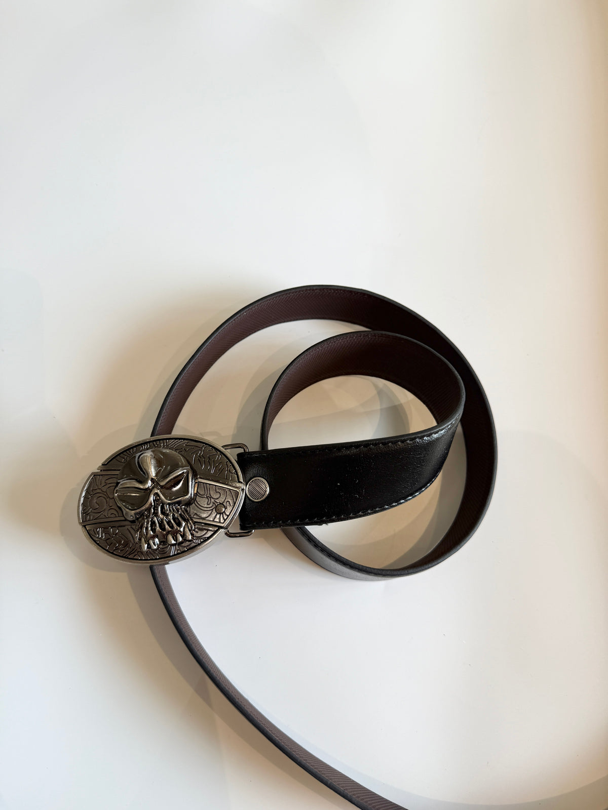 SKULL KNIFE BELT