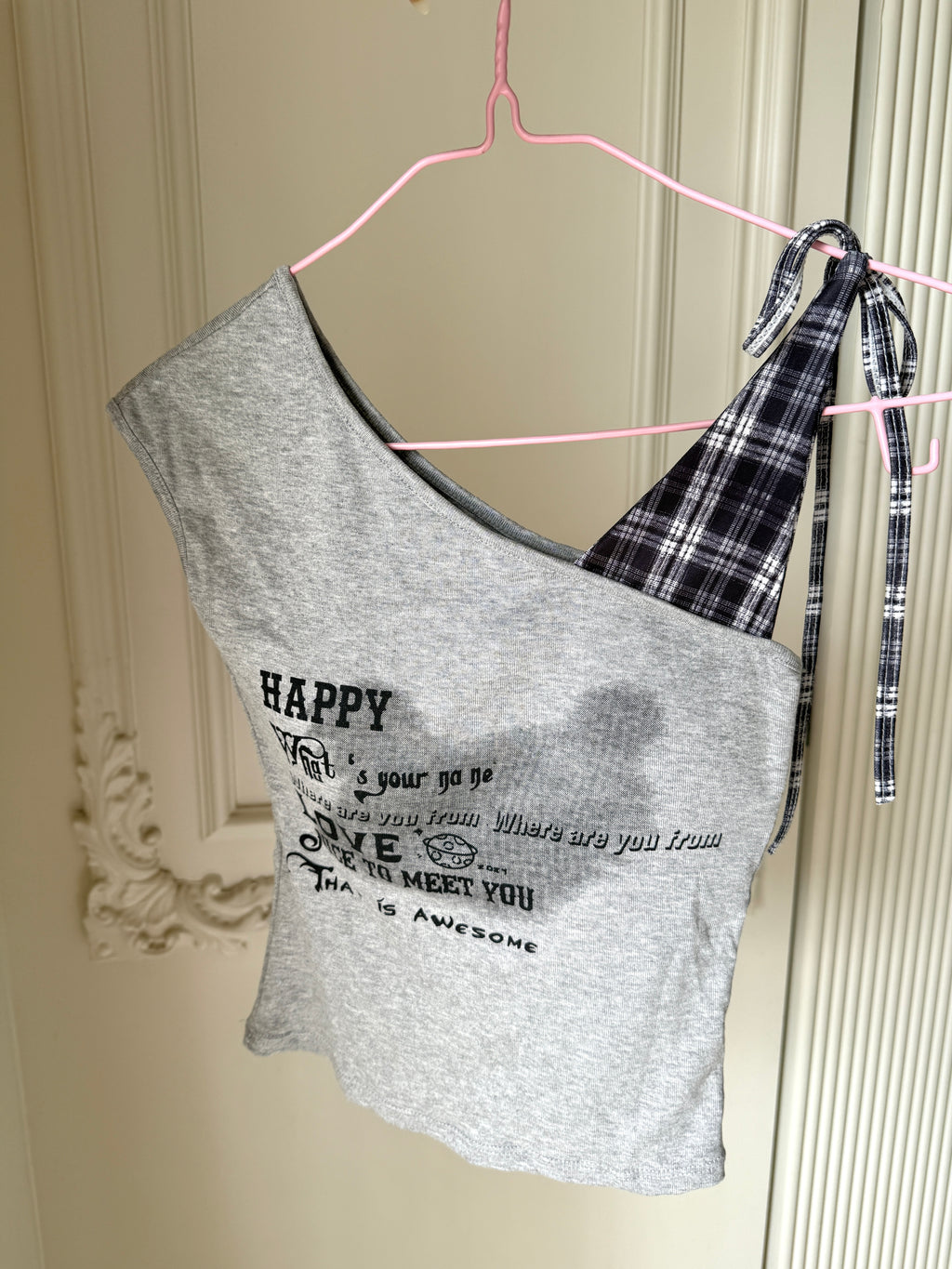 one shoulder top ⋆⭒˚.⋆