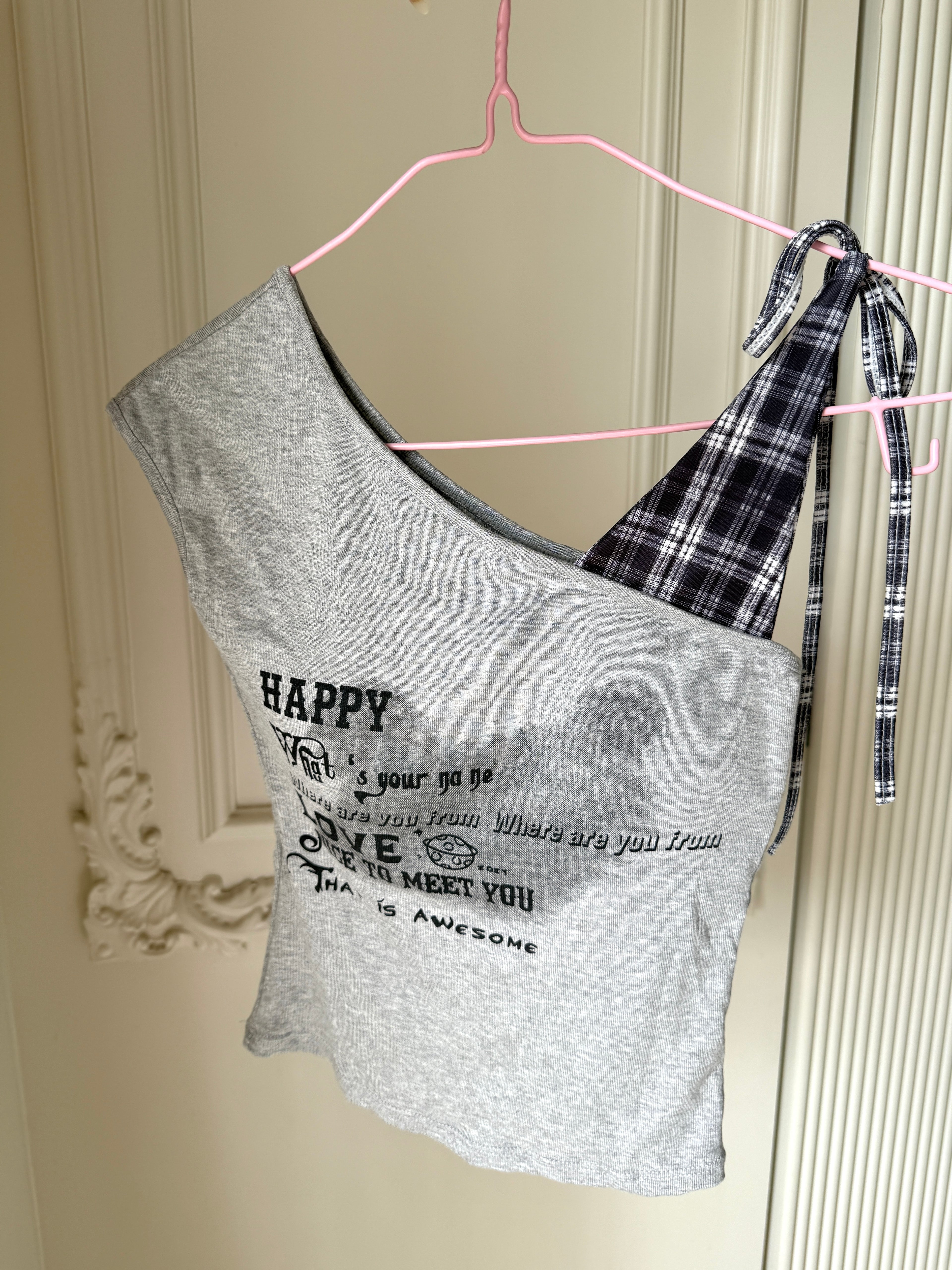 one shoulder top ⋆⭒˚.⋆