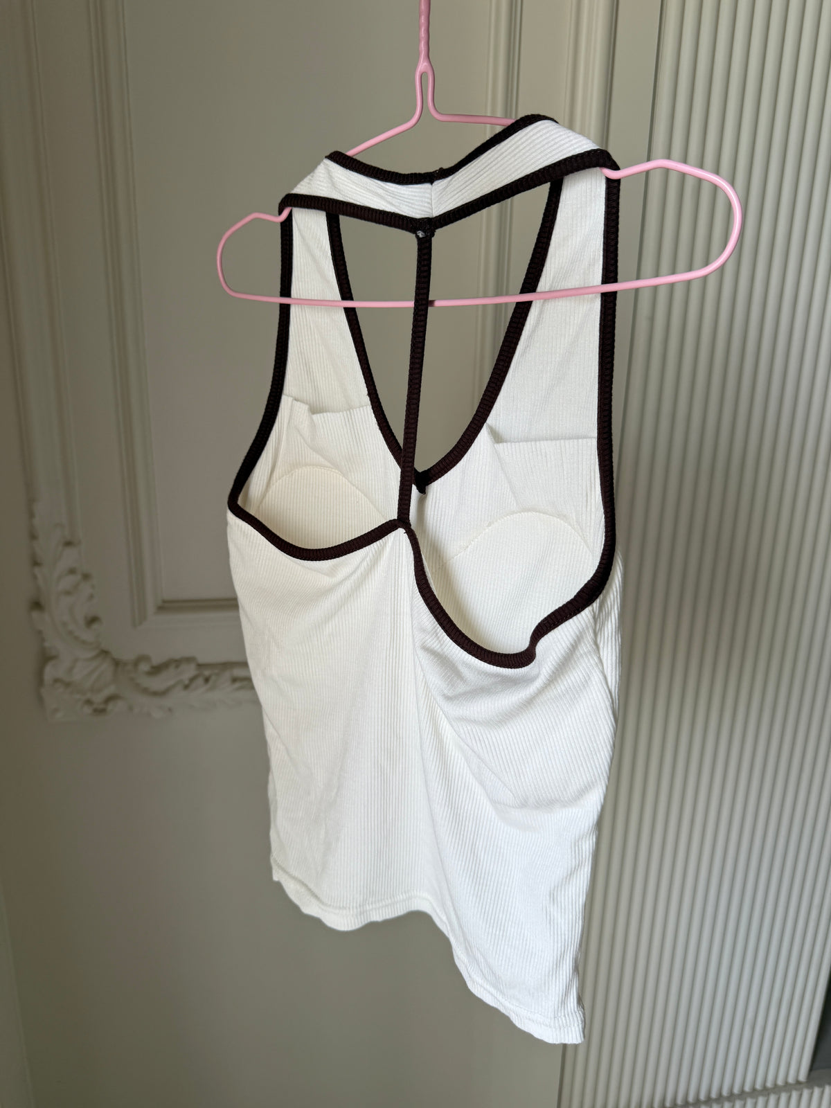 v neck halter top 𐙚