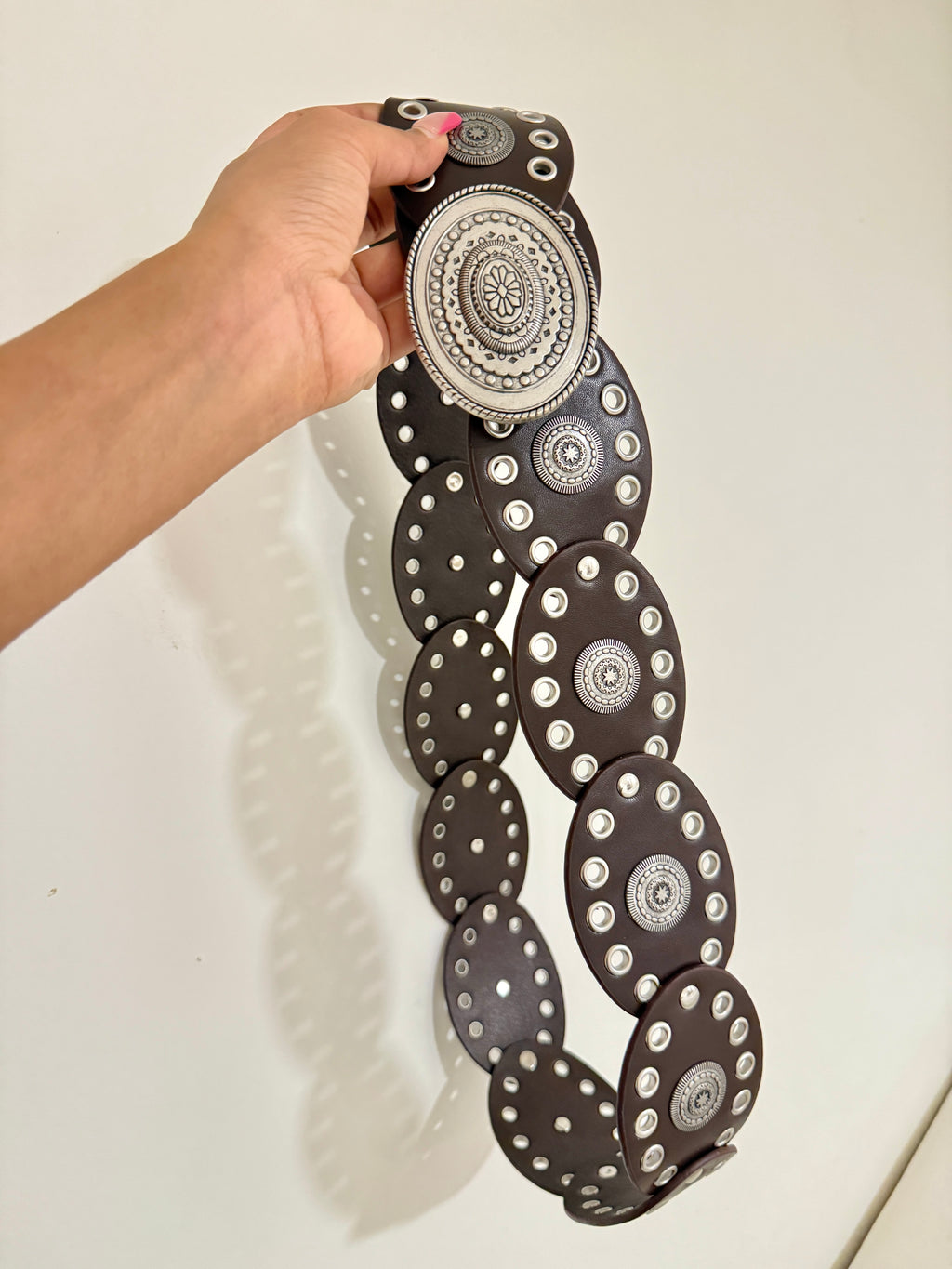 brown disc belt ✦