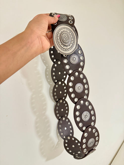 brown disc belt ✦