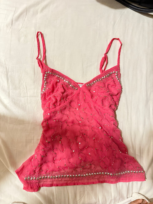 beaded top 𐙚⋆.˚