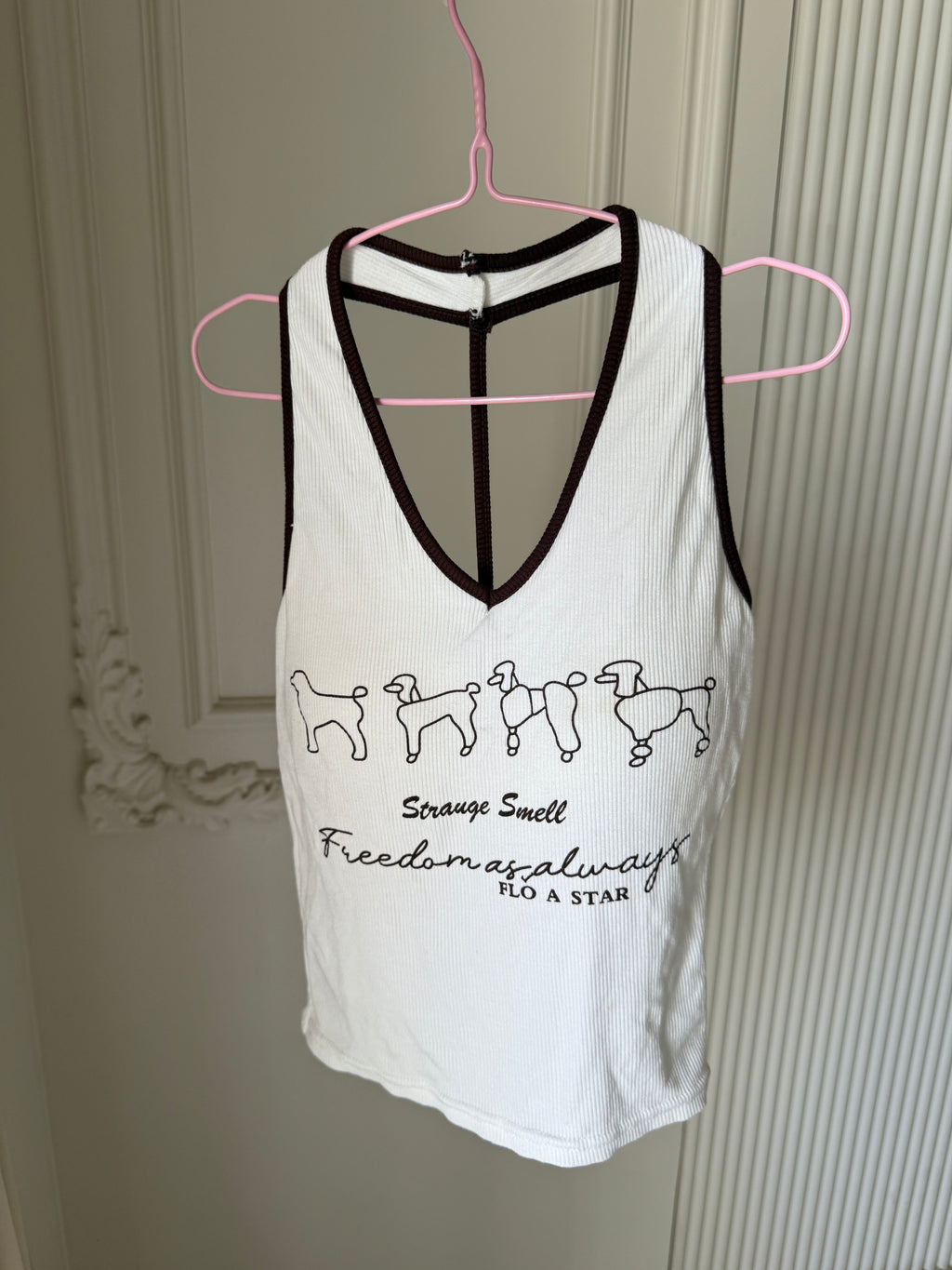 v neck halter top 𐙚