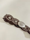 brown disc belt ✦