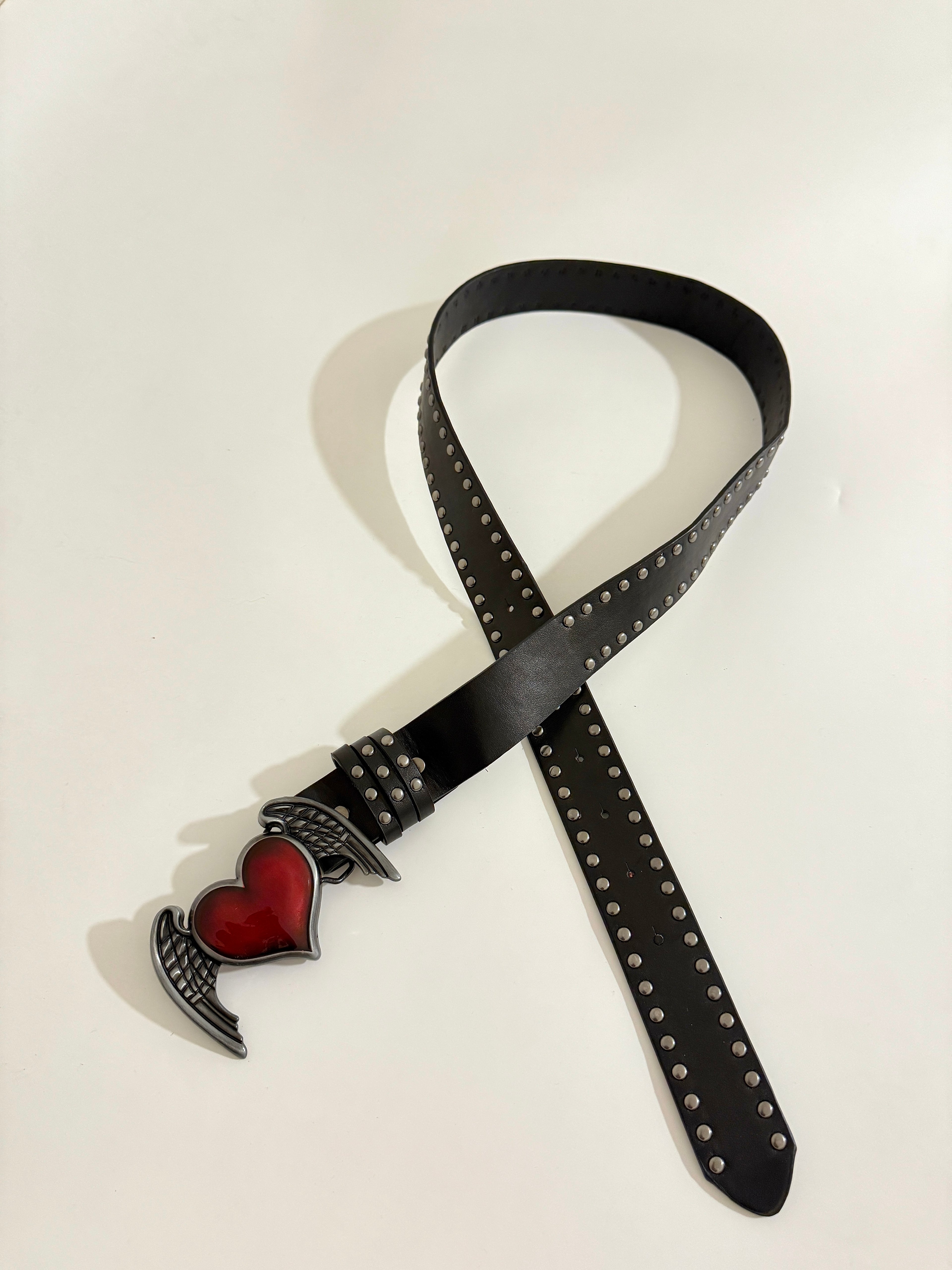 Heart buckle belt ★