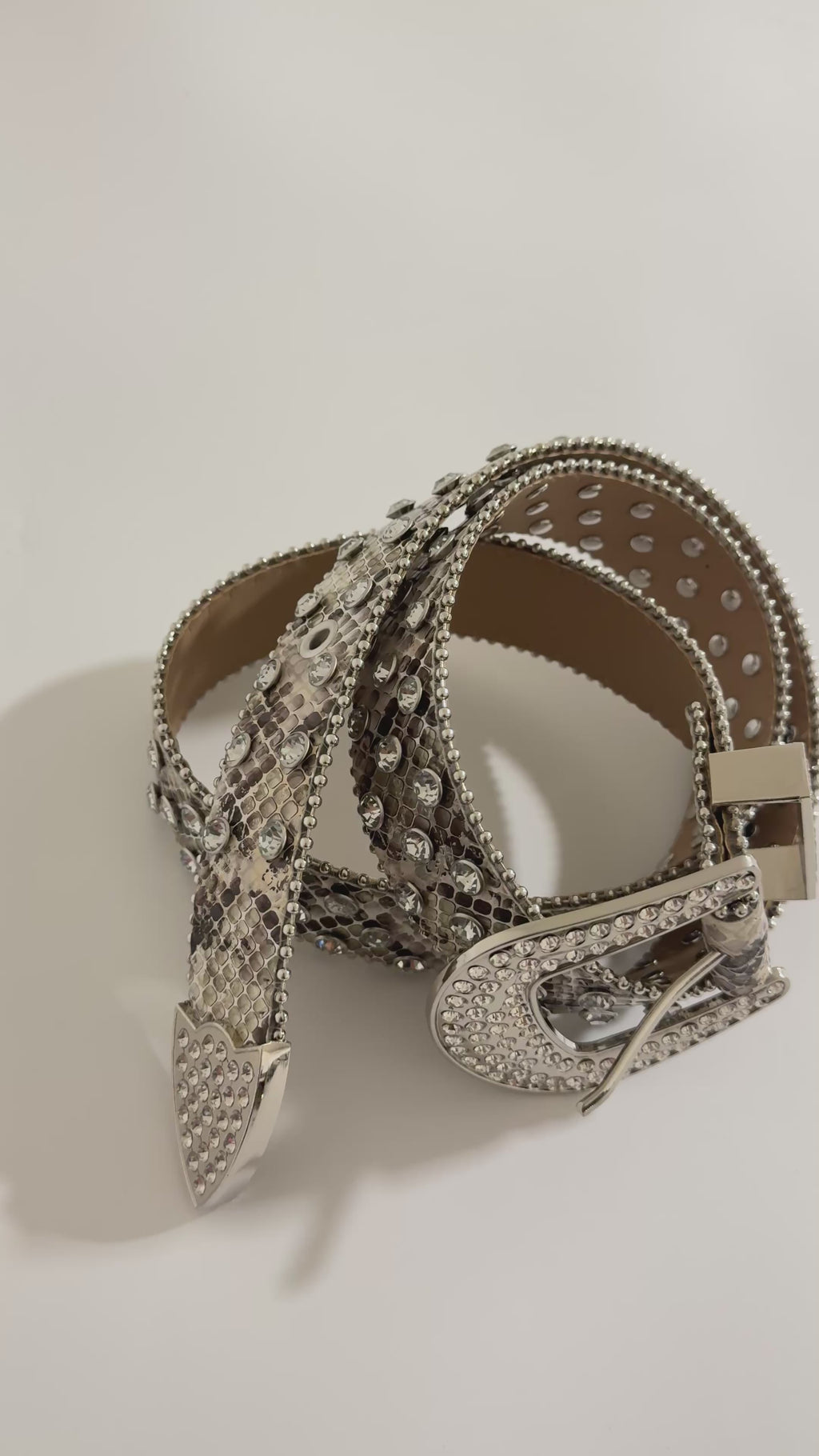 snake print belt ☆